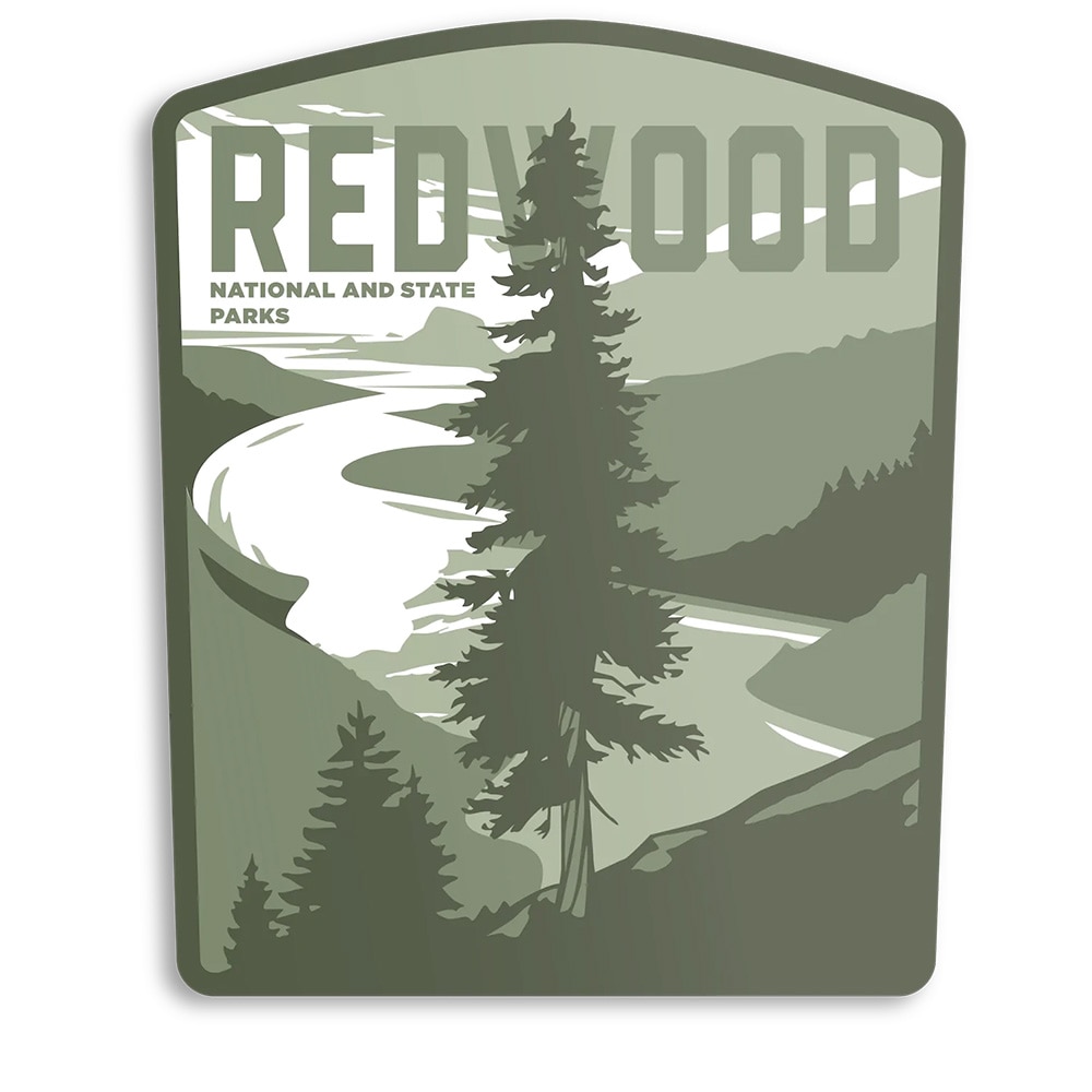 PNW/Oregon Spirit, The Landmark Project, Stickers, Art & School, Vinyl, Redwood National Park, 639190